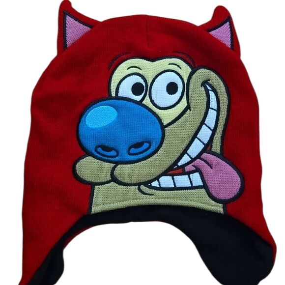 Nickelodeon Stimpy Peruvian Hat The Ren & Stimpy Show 2017 Beanie Hat One Size - Picture 3 of 10